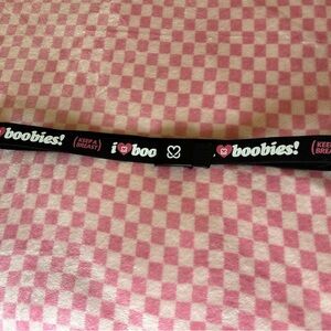 Zumiez Black and Pink Graphic Belt